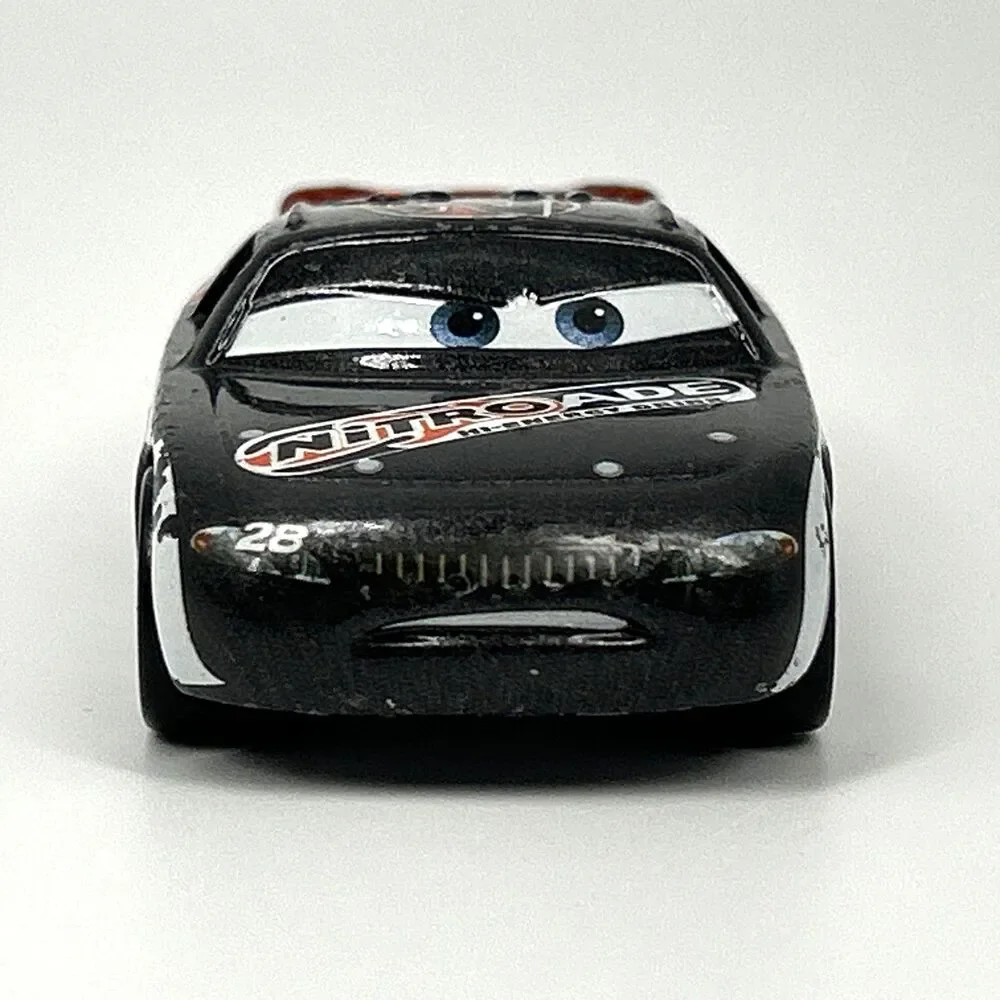 DISNEY PIXAR #28 NITROADE BLACK & ORANGE 1:55 DIECAST 2 7/8